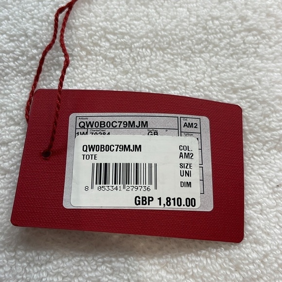 VALENTINO Leather rockstud large tote bag powder blue - Picture 9 of 10